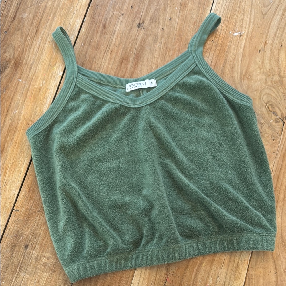 Stateside Green Tank Top